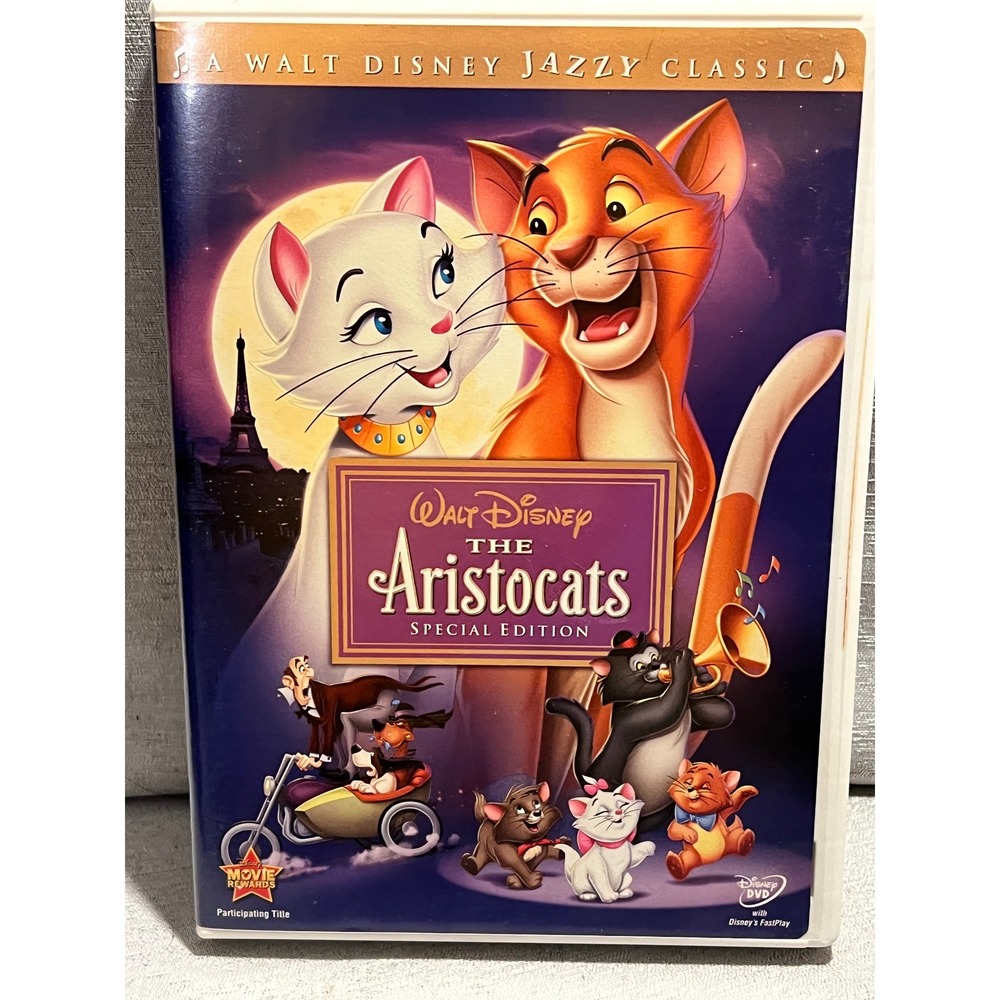 Walt Disney The Aristocats Special Edition DVD Jazzy Classic Animated Movie